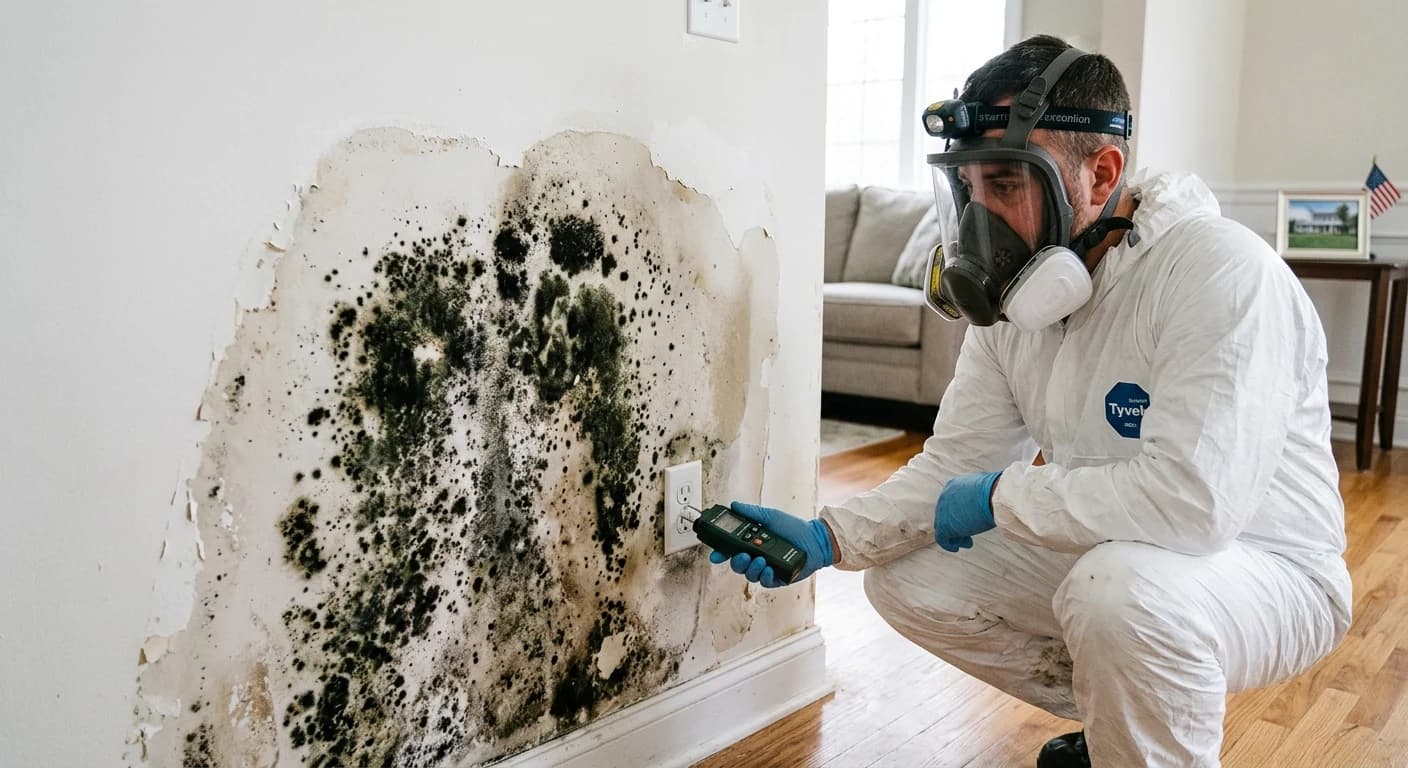 Professional water damage restoration work - What are the health risks associated with untreated water damage?